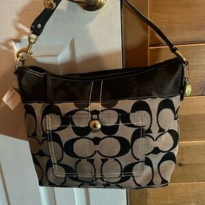 Coach Monogram Shoulder Bag BNWT